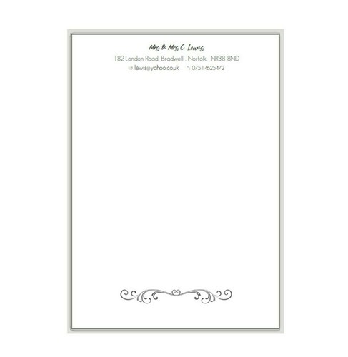 Personalised letterhead - personalised,