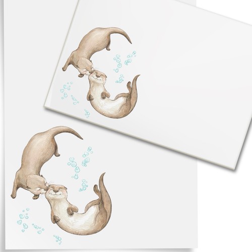 Otter letter writing set - writing,