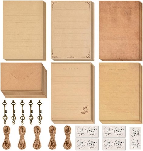Pack vintage letter writing - vintage,
