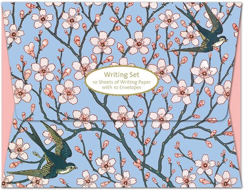 Almond and blossom writing - v&a,