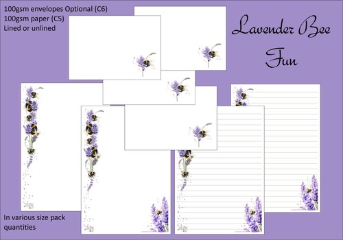 Lavender bee fun a5 letter - ,