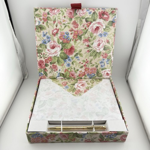 Vintage rose floral boxed - vintage,