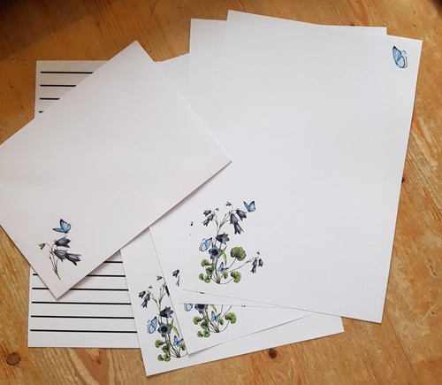 Bluebell flowers butterfly - &,