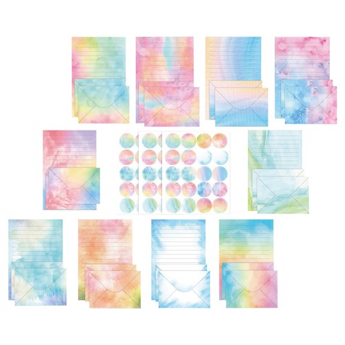 Assorted color letter paper - color,