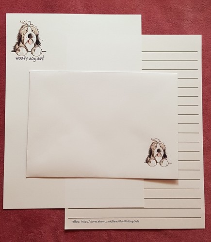 Woofy dog day letter writing - dog,