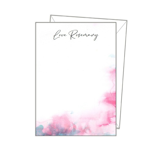 Notepaper personalised name - notepaper,,