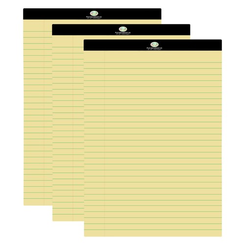 Set a4 yellow legal pad - [set,