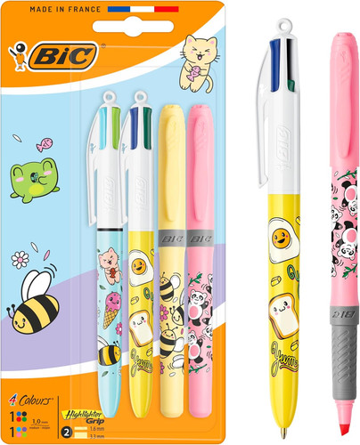 Bic colours decors - colours, kawaii