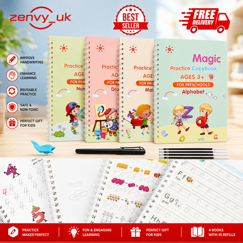 Magic practice copybook - 4x,