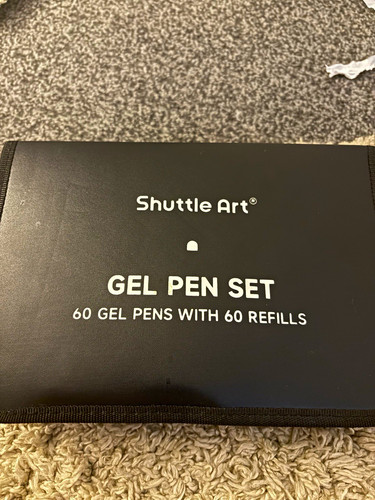 Shuttle art gel pen - set,
