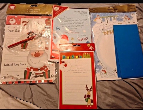 Christmas letter writing set - letter,