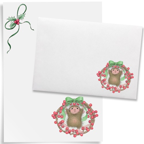 Mouse letter writing paper - paper, &