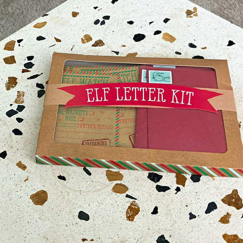 Elf letter writing - elf, stationery