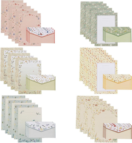 Writing paper set - paper, 54pcs