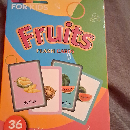 Kids fruits flash - kids, set