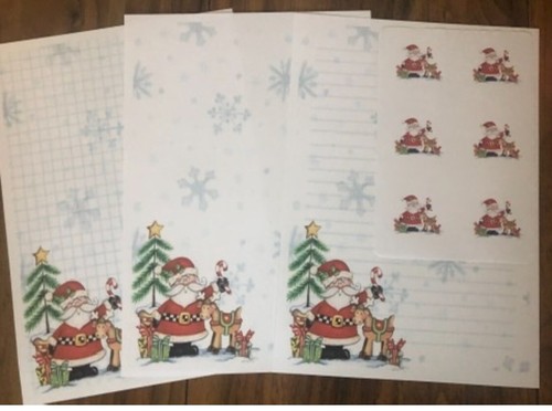 Christmas santa stationery 25 - christmas, stationery,